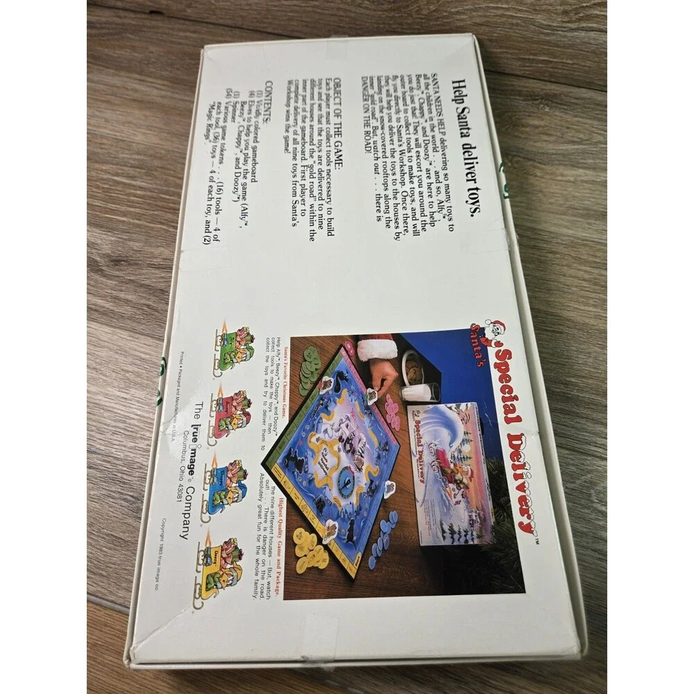 *RARE* Vintage 1983 Santa's Special Delivery Board Game True Image 99% Complete